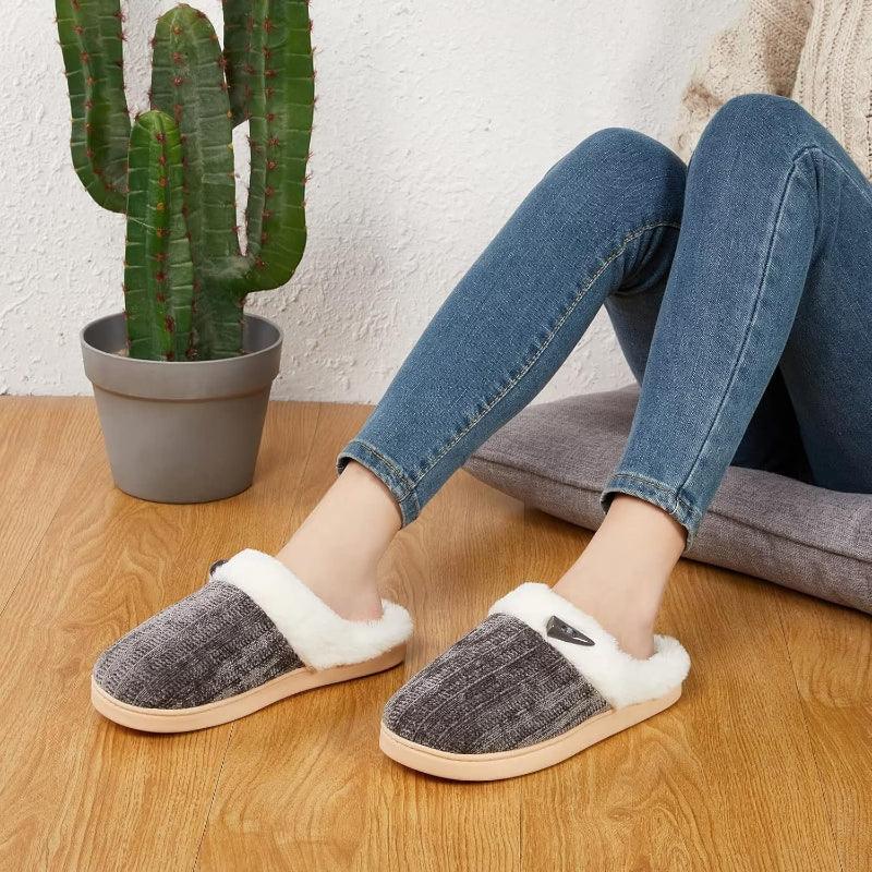 Comfy Memory Plush Slippers