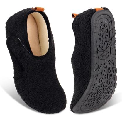 Lightweight Fleece Lined Slippers – Cozy Comfort with Secure Traction - Cloud Cushion Slides