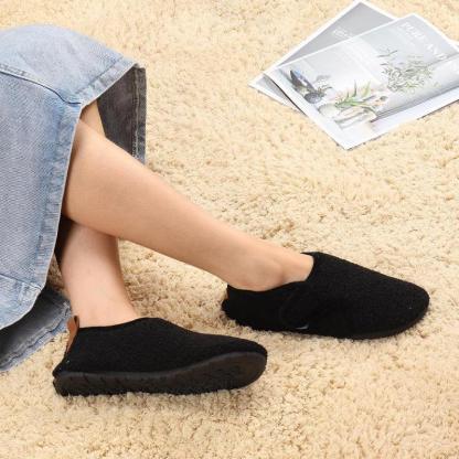 Lightweight Fleece Lined Slippers – Cozy Comfort with Secure Traction - Cloud Cushion Slides