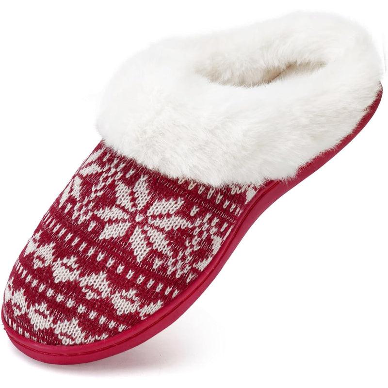 Snowflake Print Slippers – Ultimate Comfort For Chilly Days