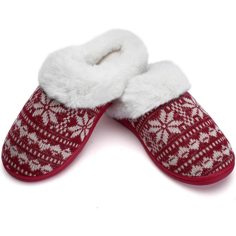 Snowflake Print Slippers – Ultimate Comfort For Chilly Days