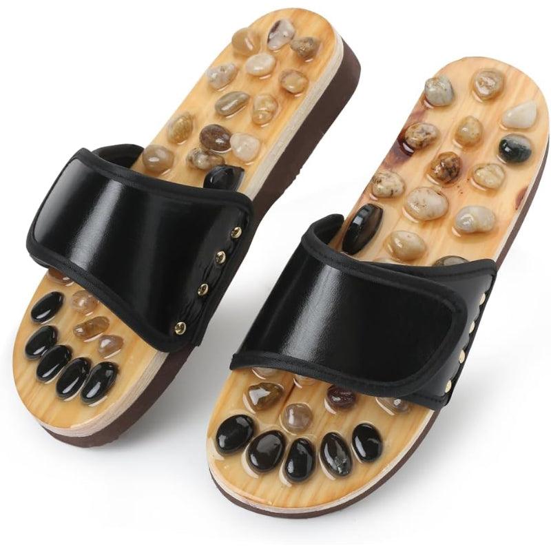 Adjustable Stone Slippers – Relax Massaging and Revitalize Every Step - Cloud Cushion Slides