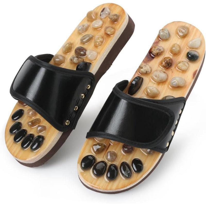Adjustable Stone Slippers – Relax Massaging and Revitalize Every Step - Cloud Cushion Slides