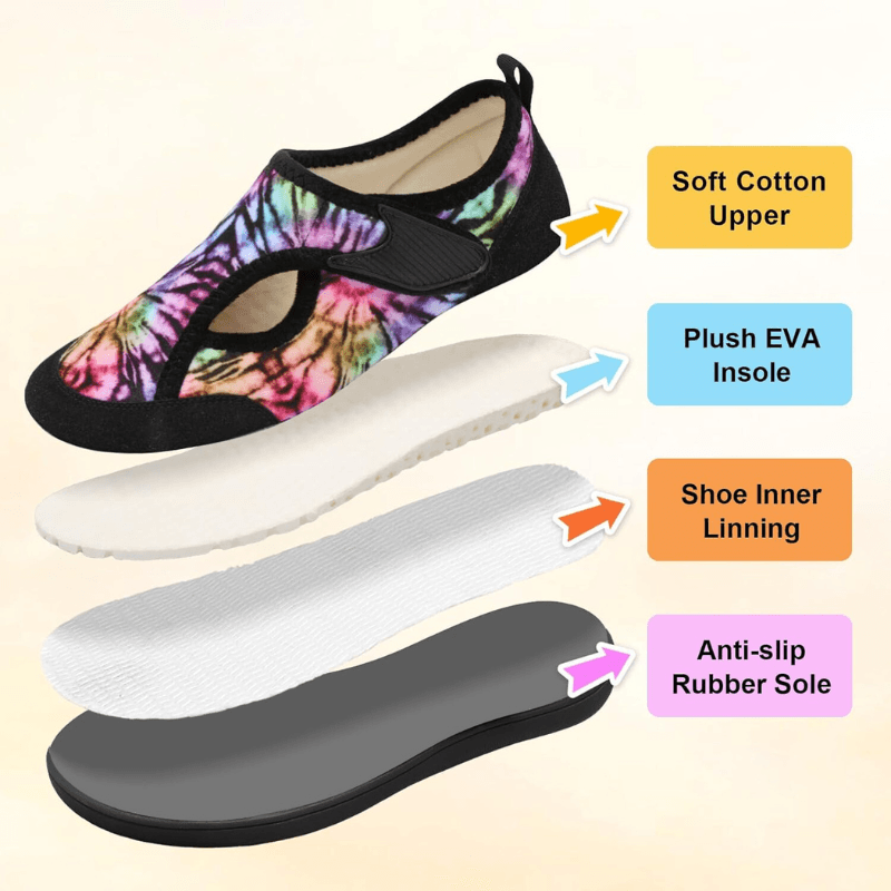 Tie Dye Shoes – Adjustable & Comfortable for Everyday Wear