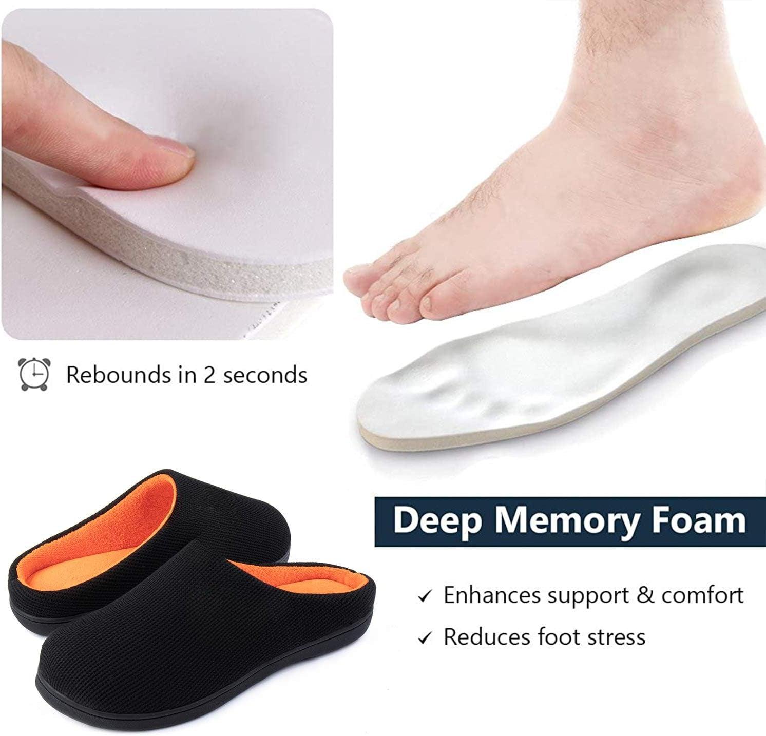 Memory Foam Slippers - Soft and Supportive Indoor Slippers - Cloud Cushion Slides