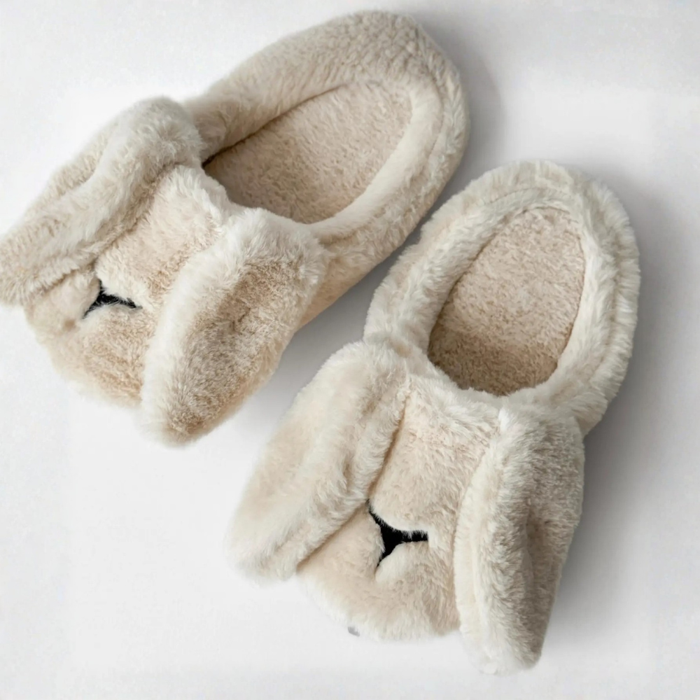 Plush Bunny Indoor House Slippers
