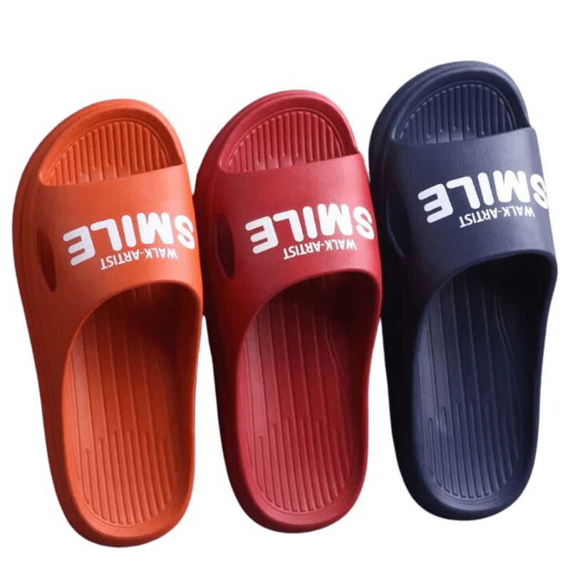 Slide-On Breeze Summer Slippers – Lightweight Comfort for Warm - Cloud Cushion Slides