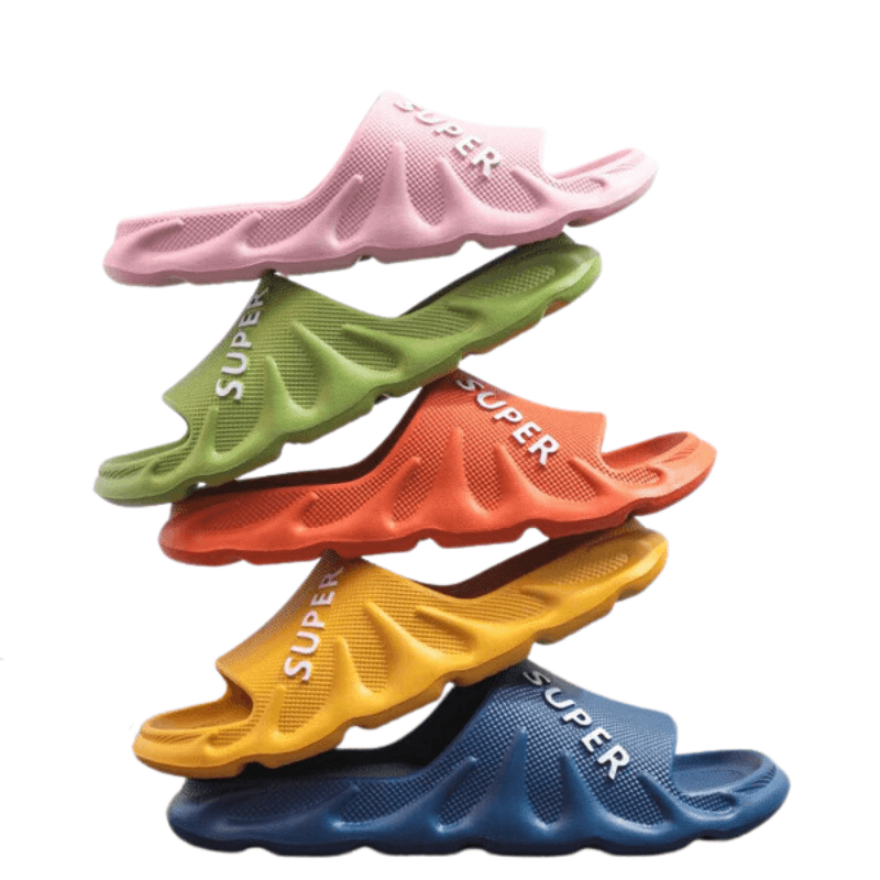 Textured Grip Slides - Designed For Versatile Daily Wear - Cloud Cushion Slides