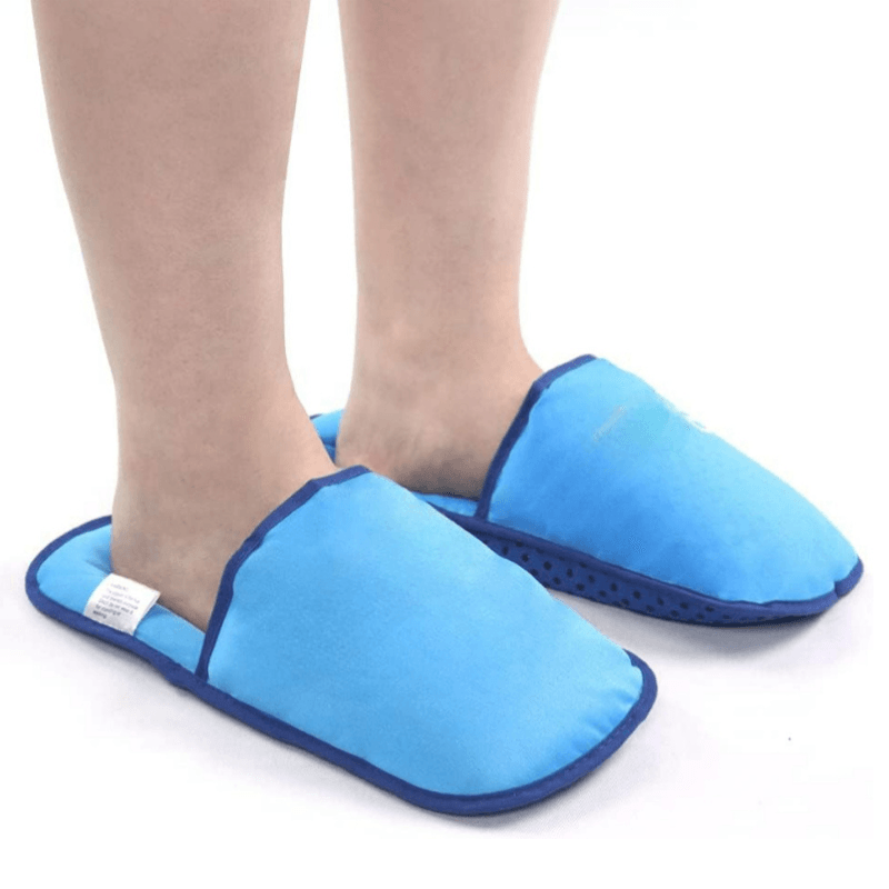 Comfy Gel Infused Slippers - Full Foot Cooling Relief - Cloud Cushion Slides