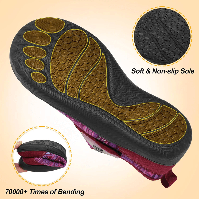 Tribal Patterned Slippers – Versatile Use for Daily Wear - Cloud Cushion Slides