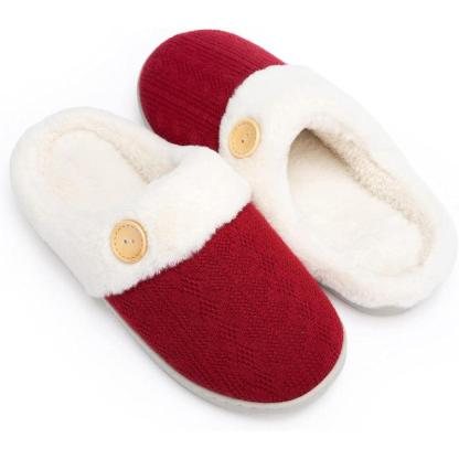 Knitted house slippers - Designed for Convenience and Versatility - Cloud Cushion Slides