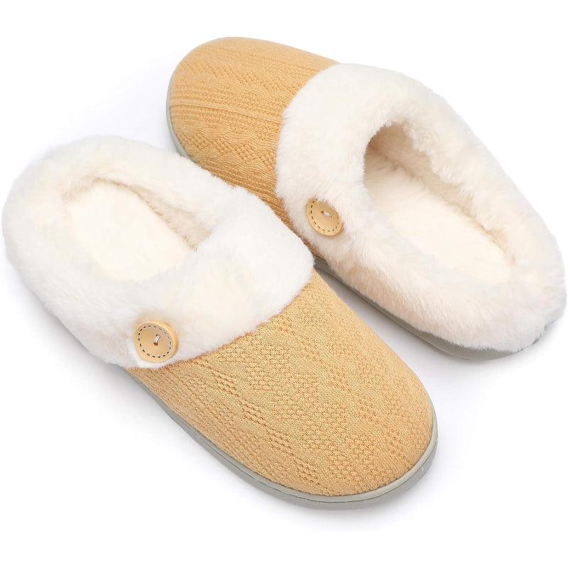 Knitted house slippers - Designed for Convenience and Versatility - Cloud Cushion Slides