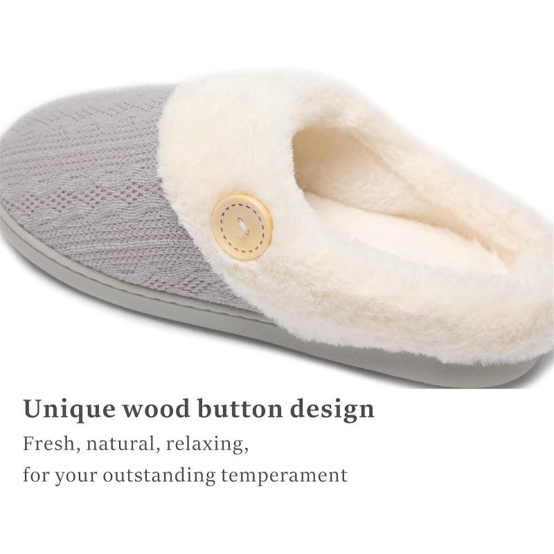 Knitted house slippers - Designed for Convenience and Versatility - Cloud Cushion Slides