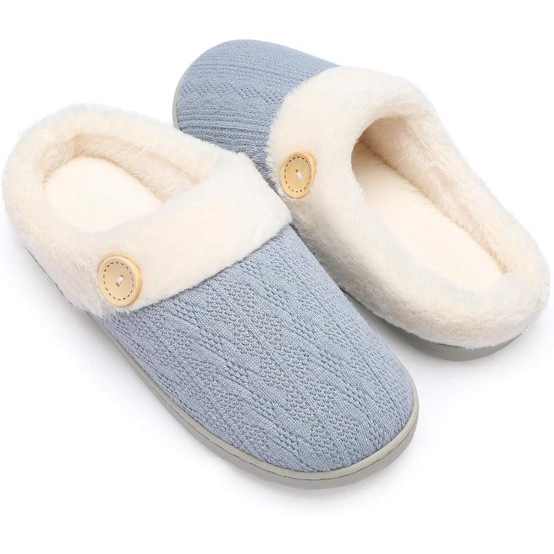 Knitted house slippers - Designed for Convenience and Versatility - Cloud Cushion Slides