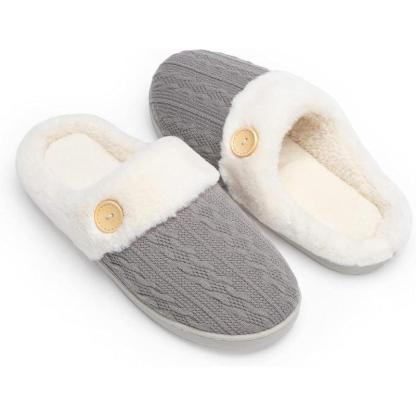 Knitted house slippers - Designed for Convenience and Versatility - Cloud Cushion Slides