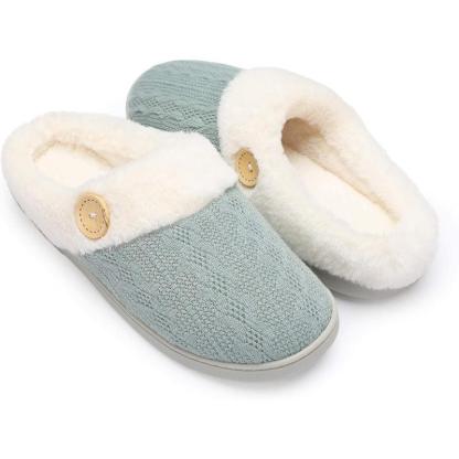 Knitted house slippers - Designed for Convenience and Versatility - Cloud Cushion Slides
