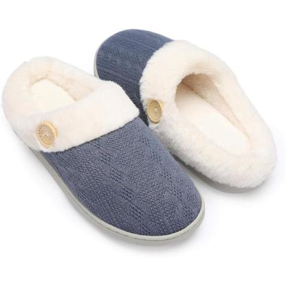 Knitted house slippers - Designed for Convenience and Versatility - Cloud Cushion Slides