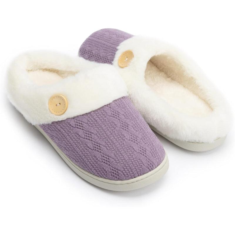 Knitted house slippers - Designed for Convenience and Versatility - Cloud Cushion Slides