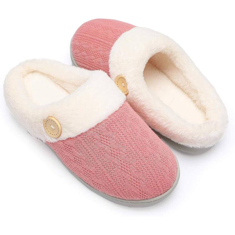 Knitted house slippers - Designed for Convenience and Versatility - Cloud Cushion Slides