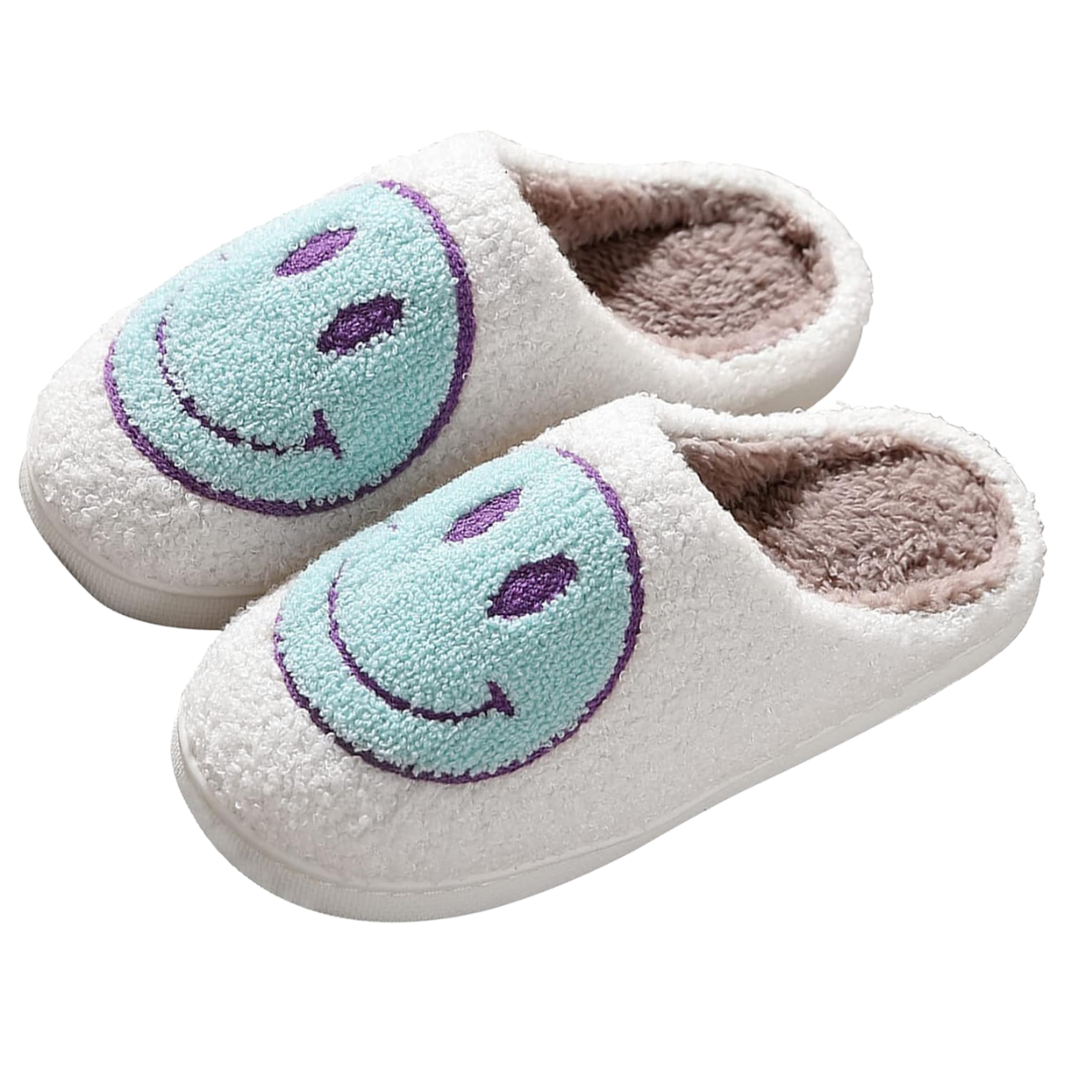 Retro Smile Expression Slip On Slippers