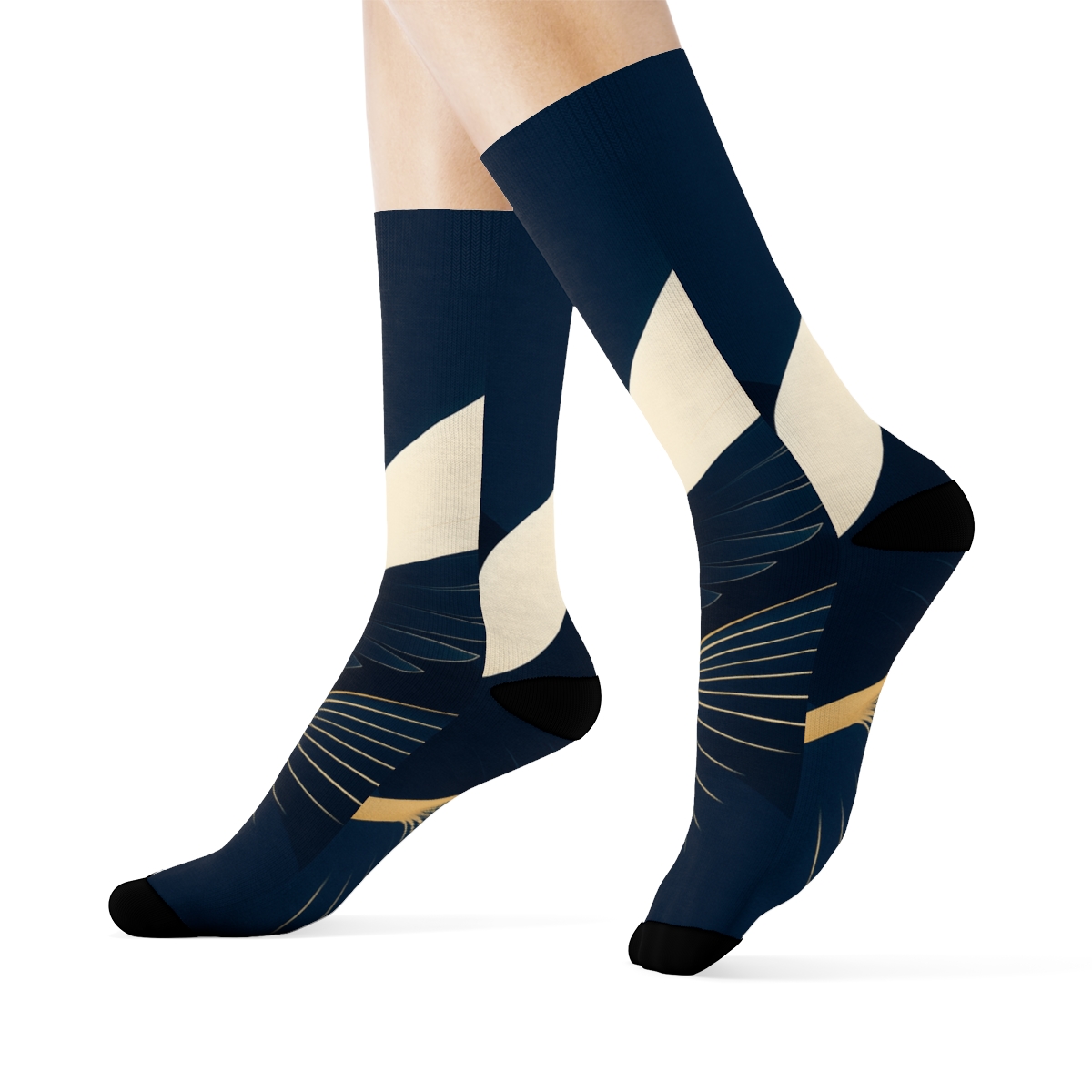 Hawk Wingbeat Vector Drift personalized cozy socks