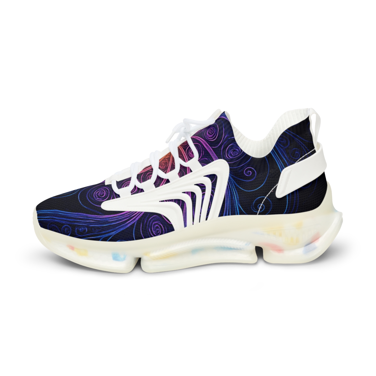Galactic Spiral Rosette premium sport sneakers