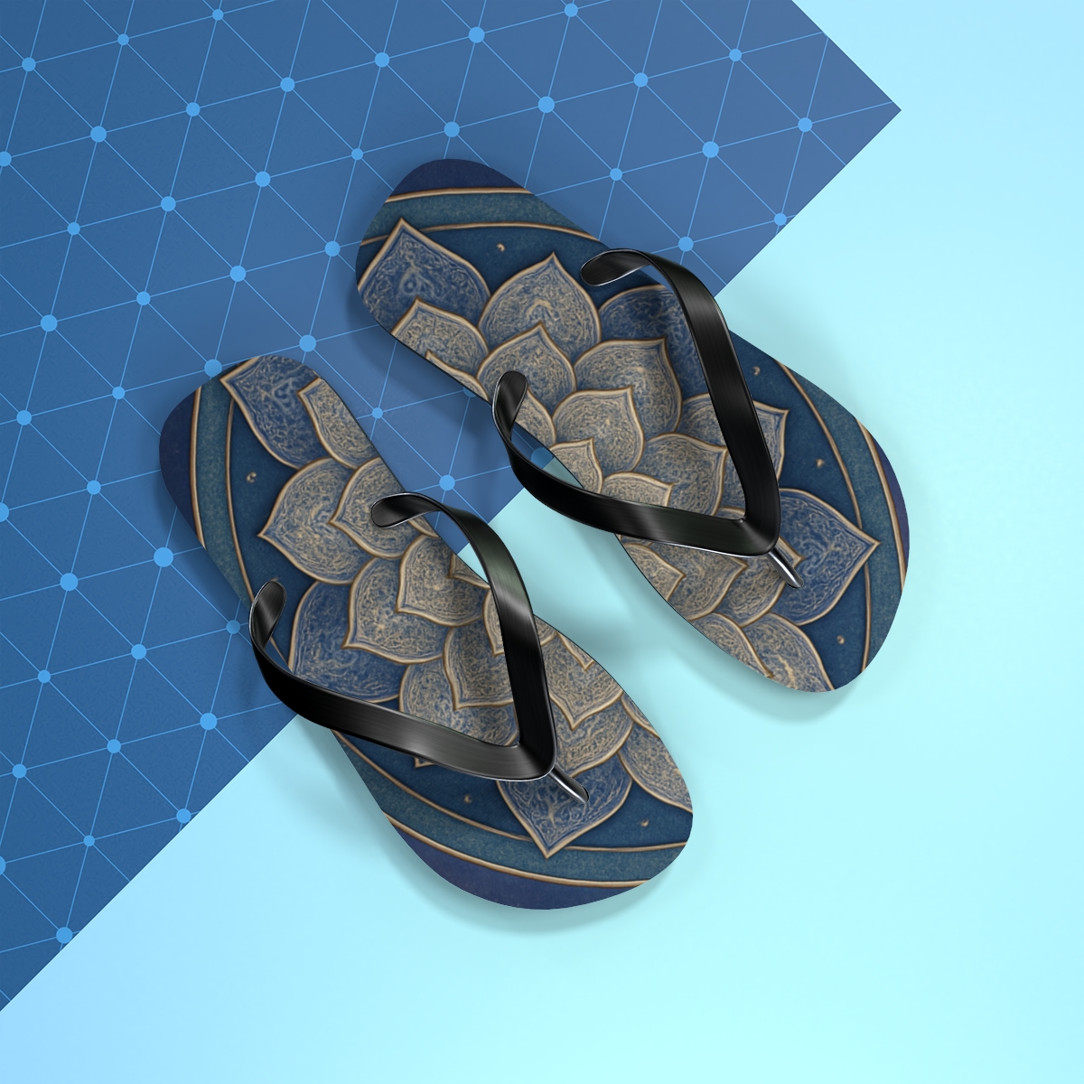 Celestial Blossom Breeze Flip Flops