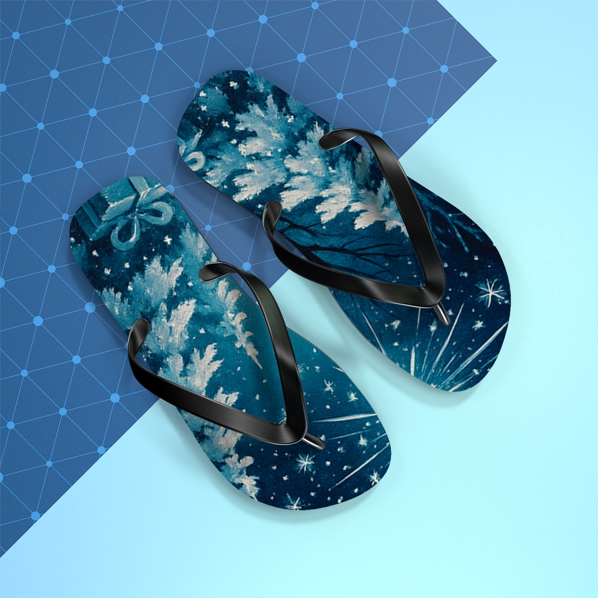 Midnight Spark Serenity Flip Flops