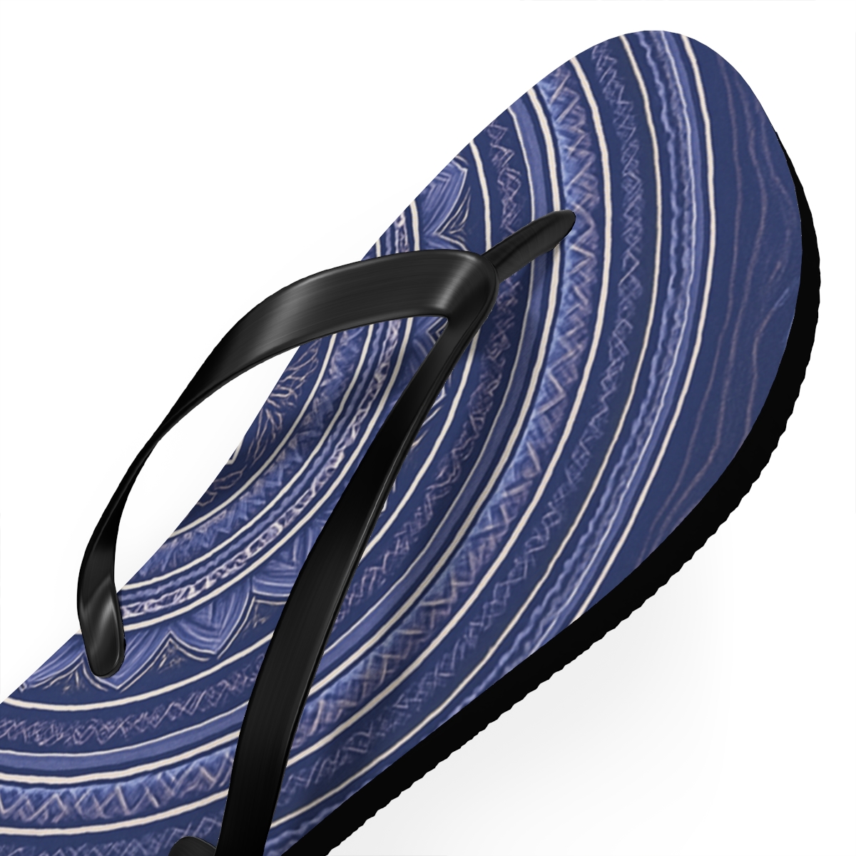 Quantum Rosette Cartography unique graphic flip flops