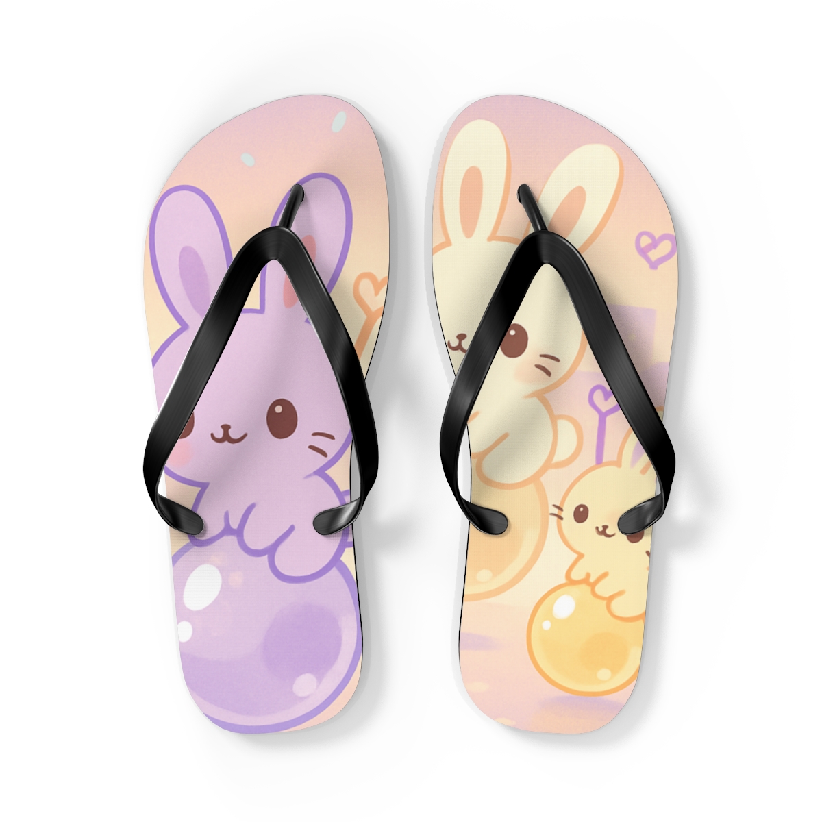 Kawaii Bubble Tea Stroll Flip Flops