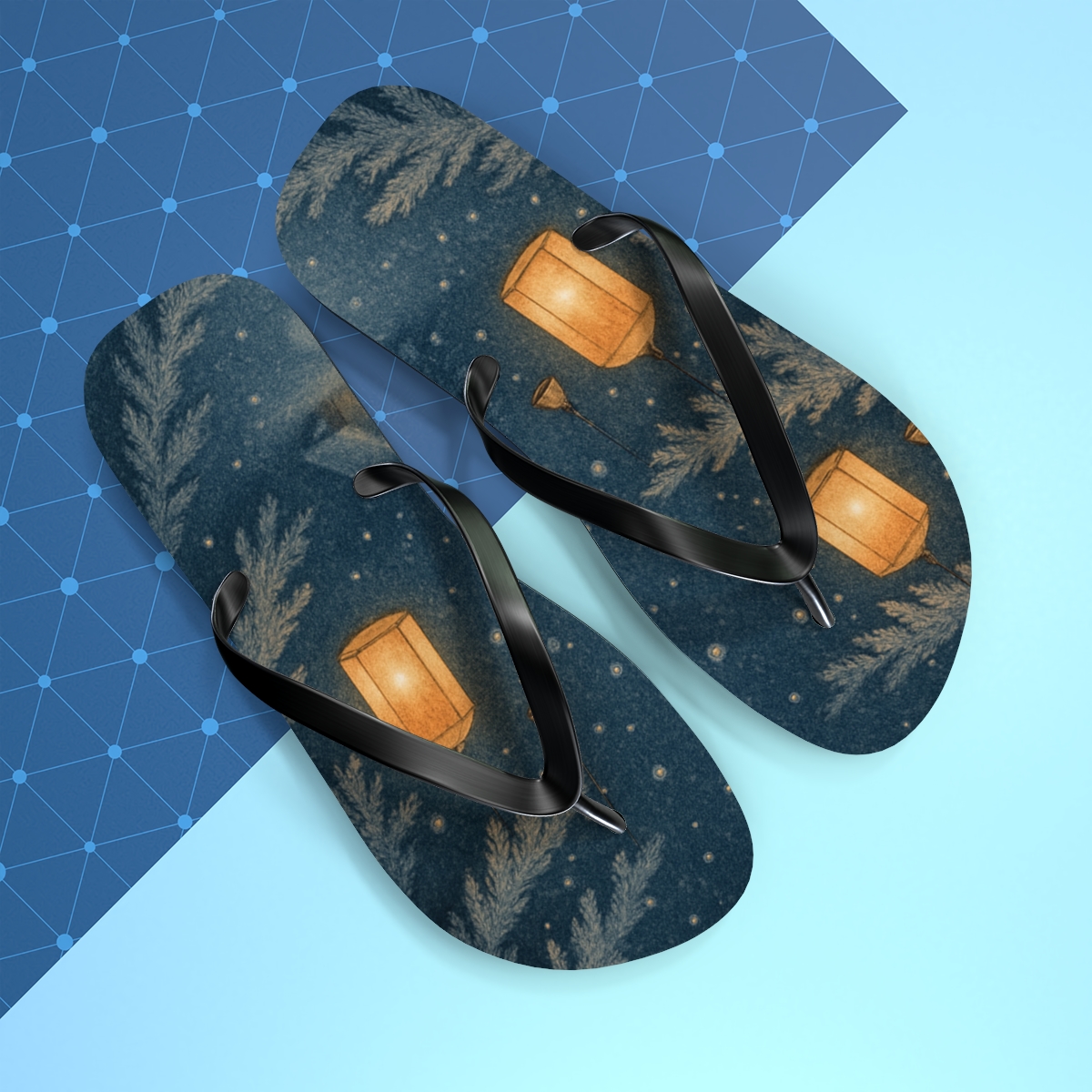 Midwinter Lantern Carol comfortable casual flip flops