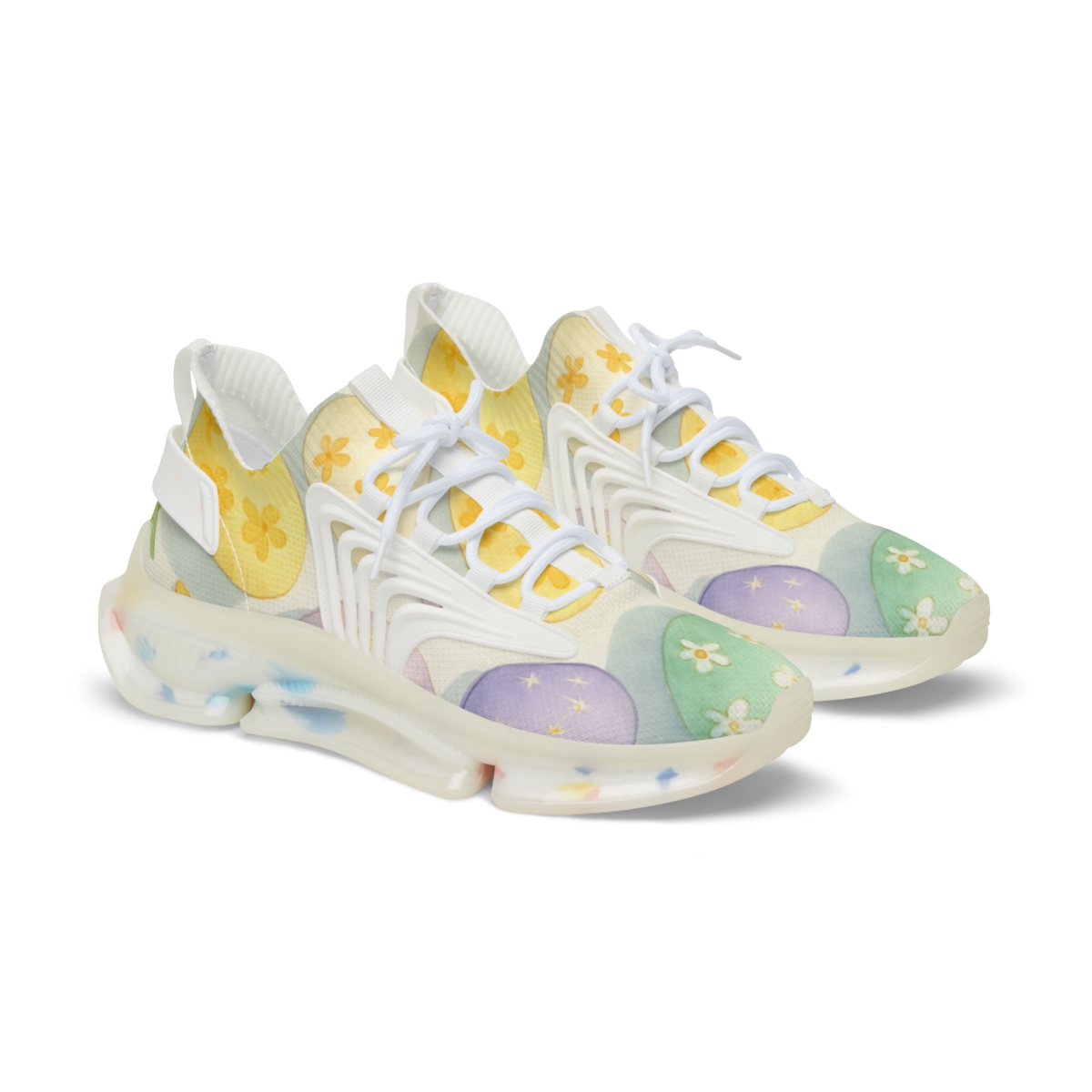 Spring Equinox Eggshell Constellations comfortable running sneakers