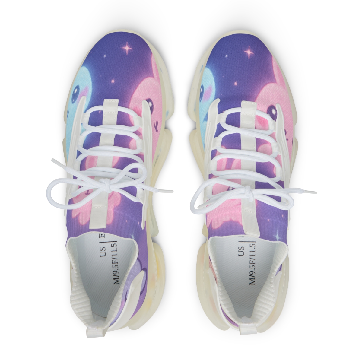 Starlight Bunny Constellation personalized athletic sneakers