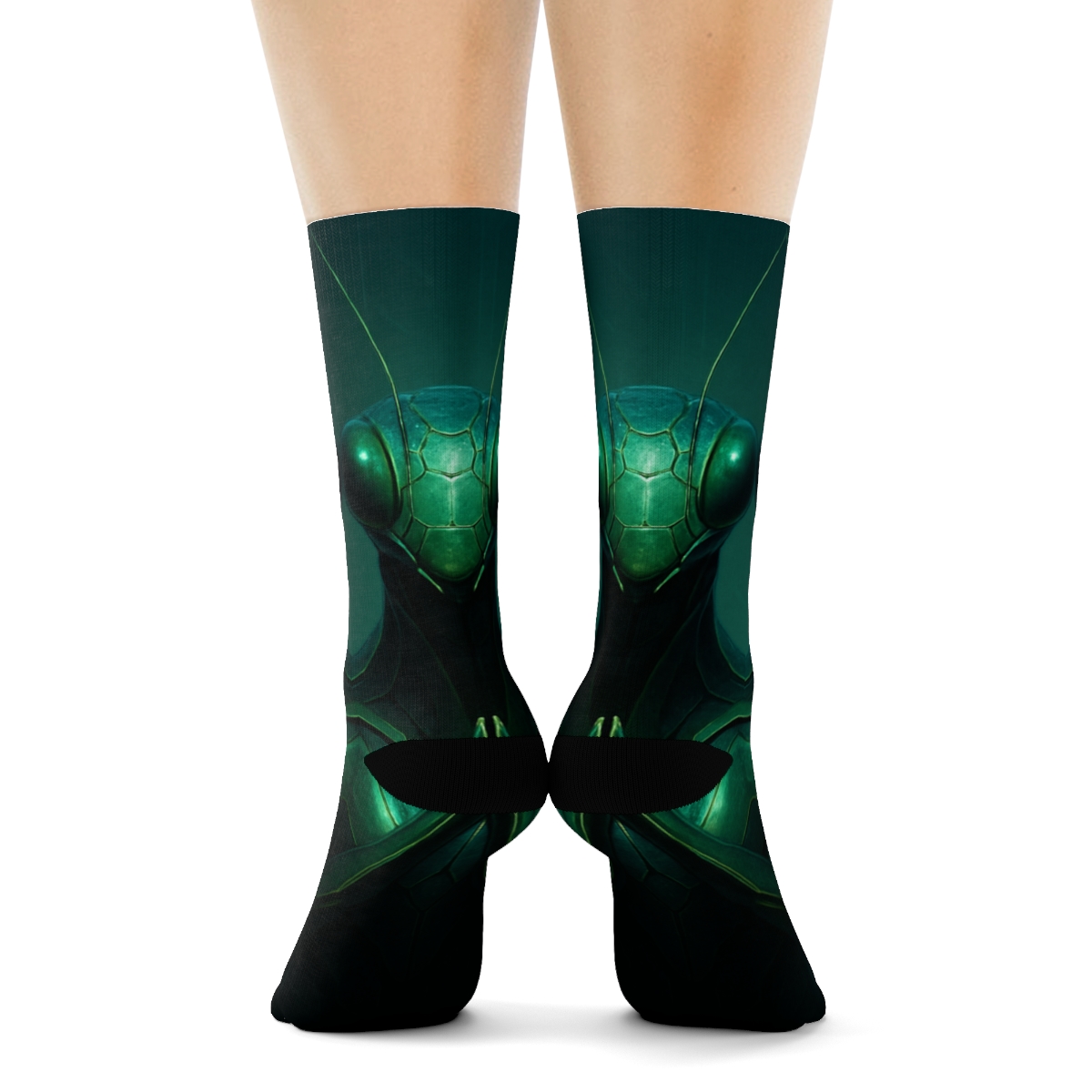 Mantis Prayer Hologram custom socks