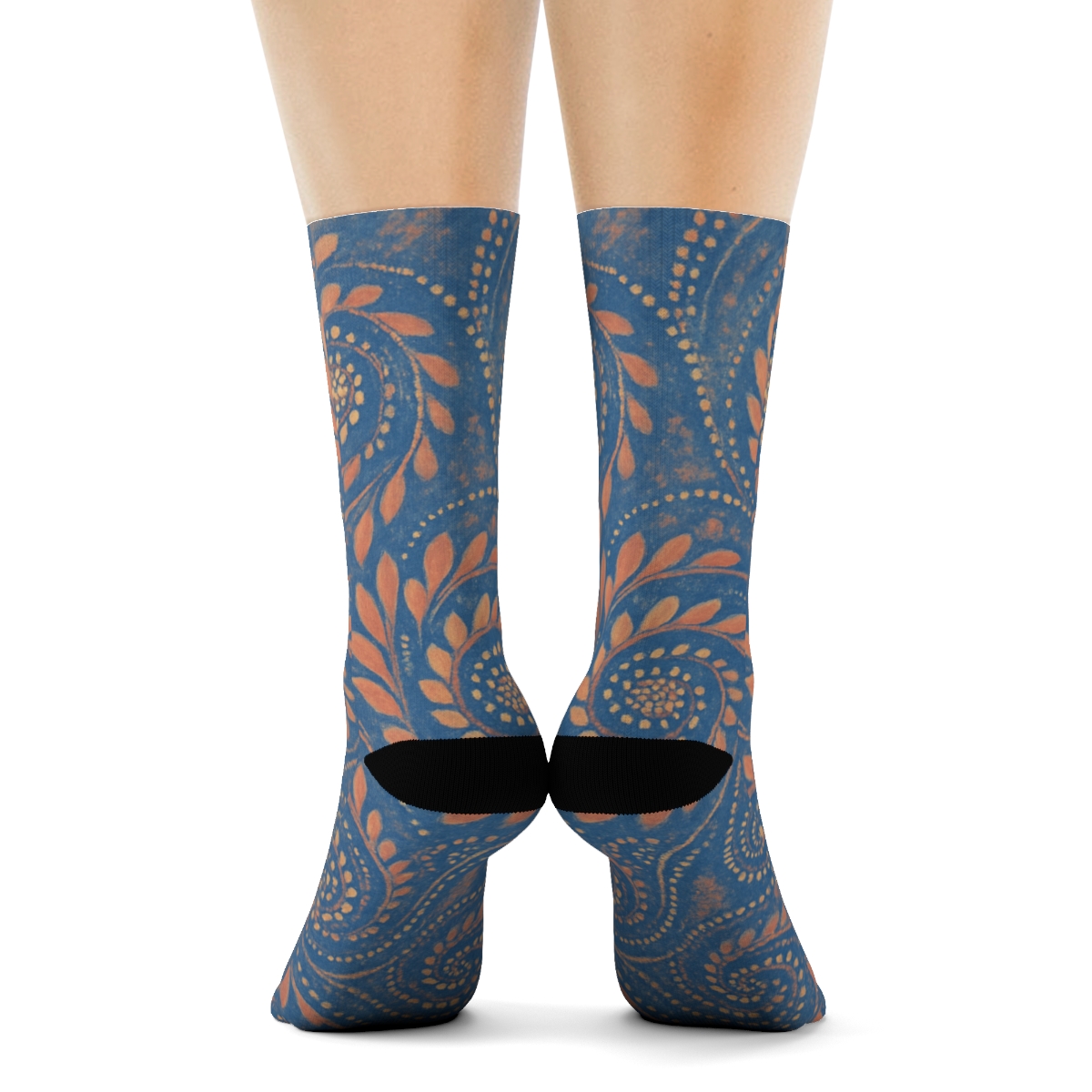 Spiral Petal Array warm winter socks