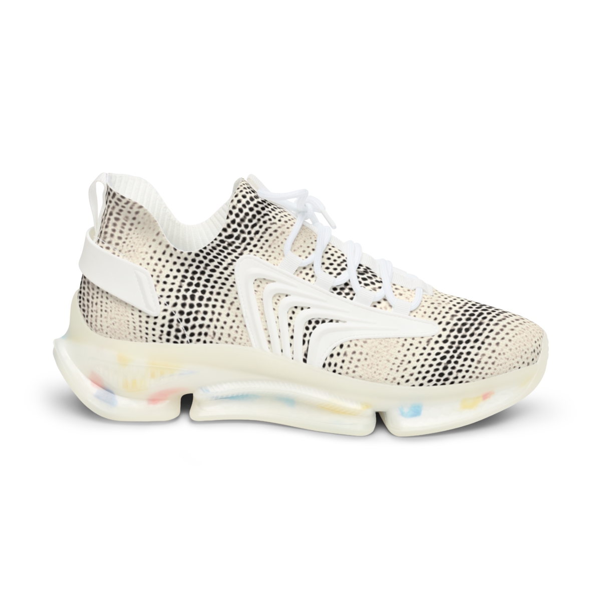 Microdot Nebula Halftone Sweep custom sneakers
