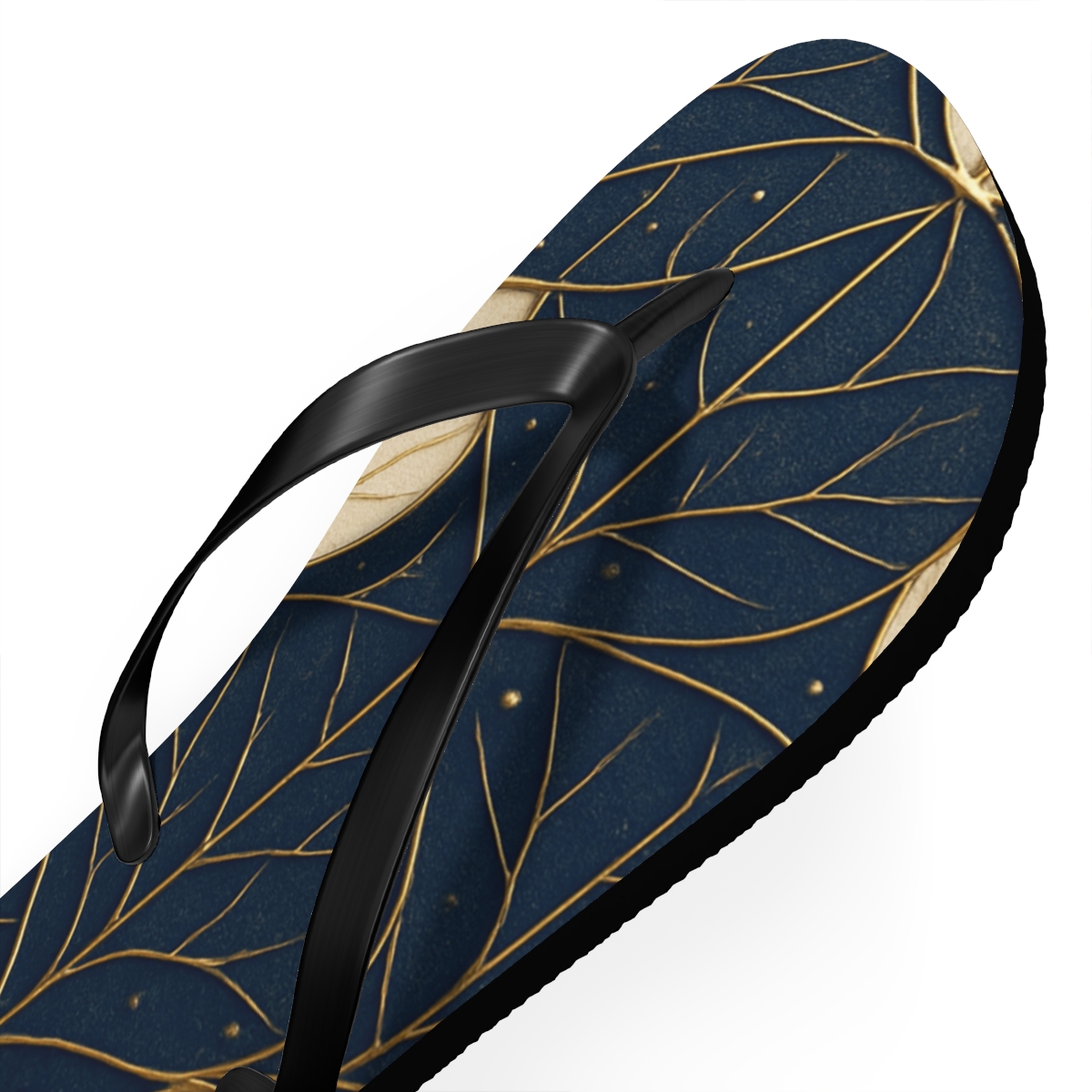Orchid Vein Interlace custom flip flops
