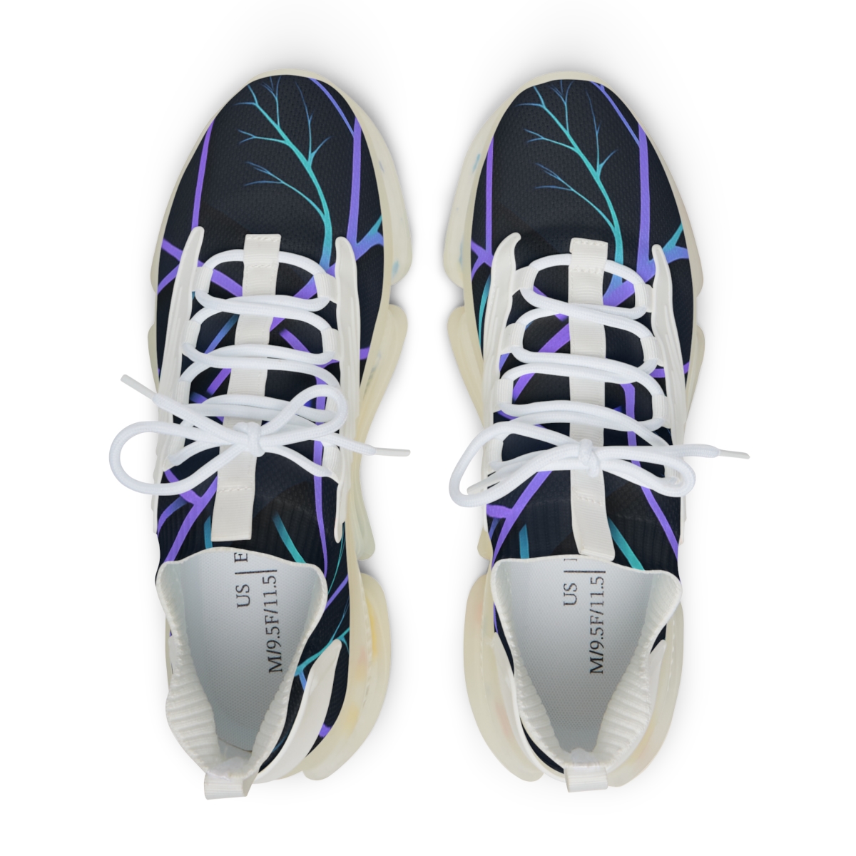 Orchid Vein Circuit Weave stylish casual sneakers