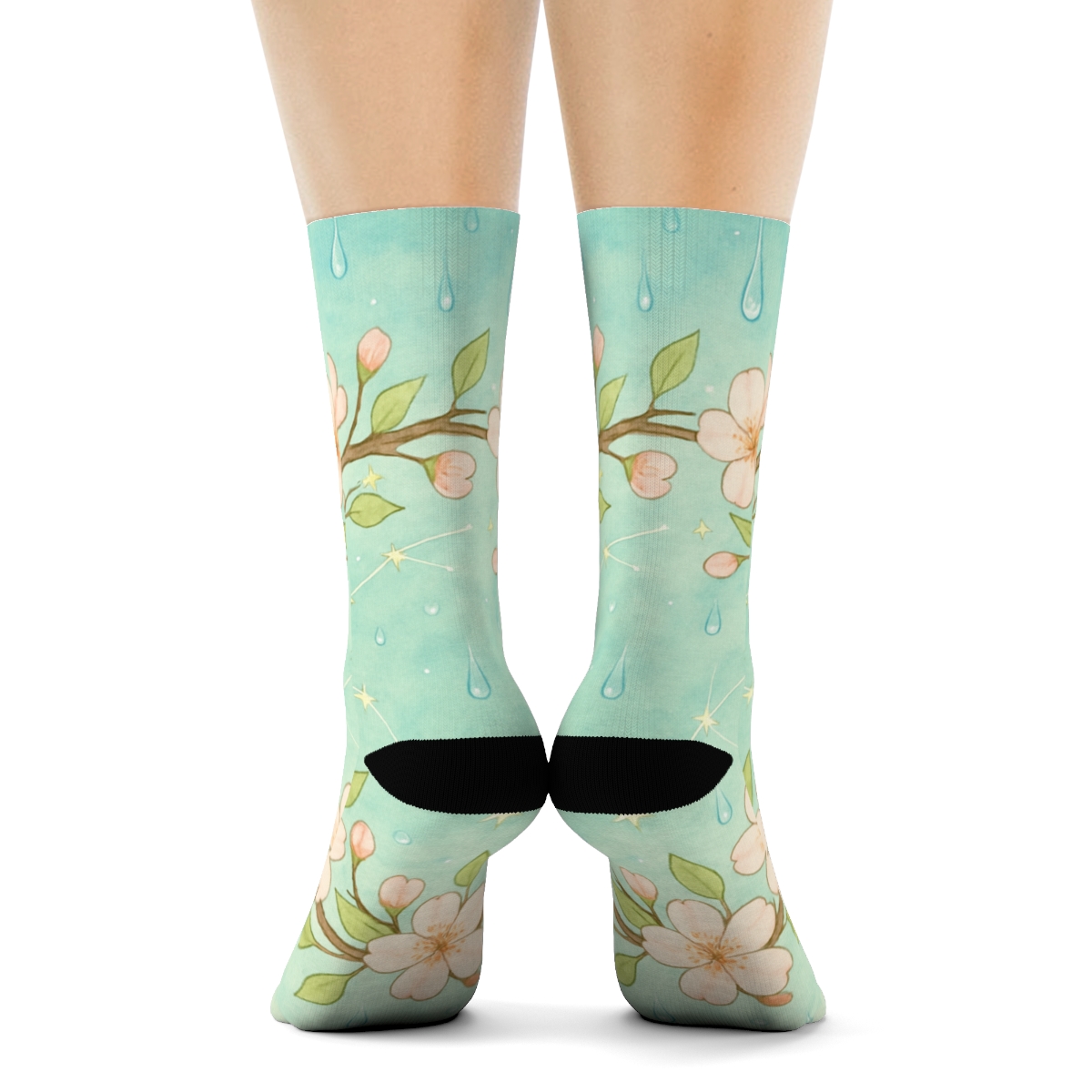 Spring Equinox Blossom Constellation trendy colorful socks