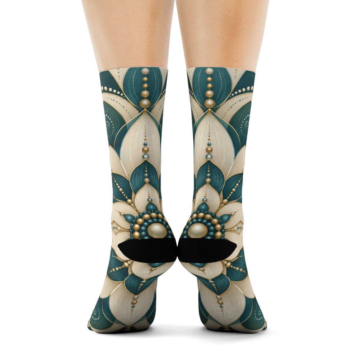 Primula Halo Bead Lattice stylish patterned socks [AI-bc8ac788-536db53d432b]