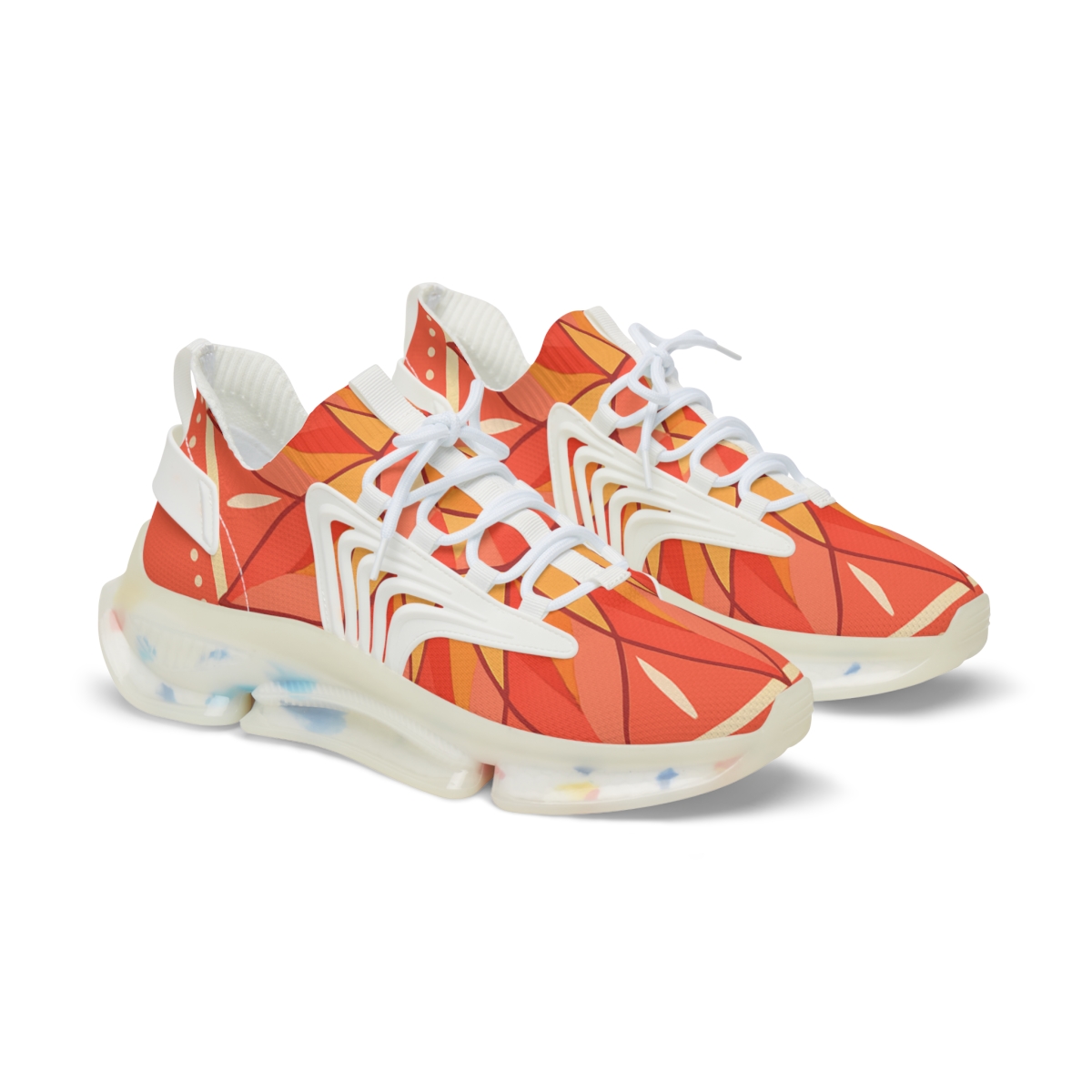 Coral Prism Sunwheel Medallion designer branded sneakers