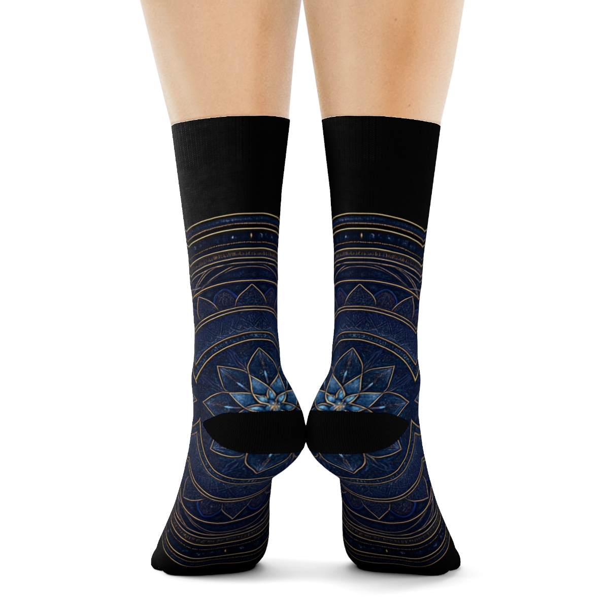 Prismatic Orbit Filigree trendy colorful socks