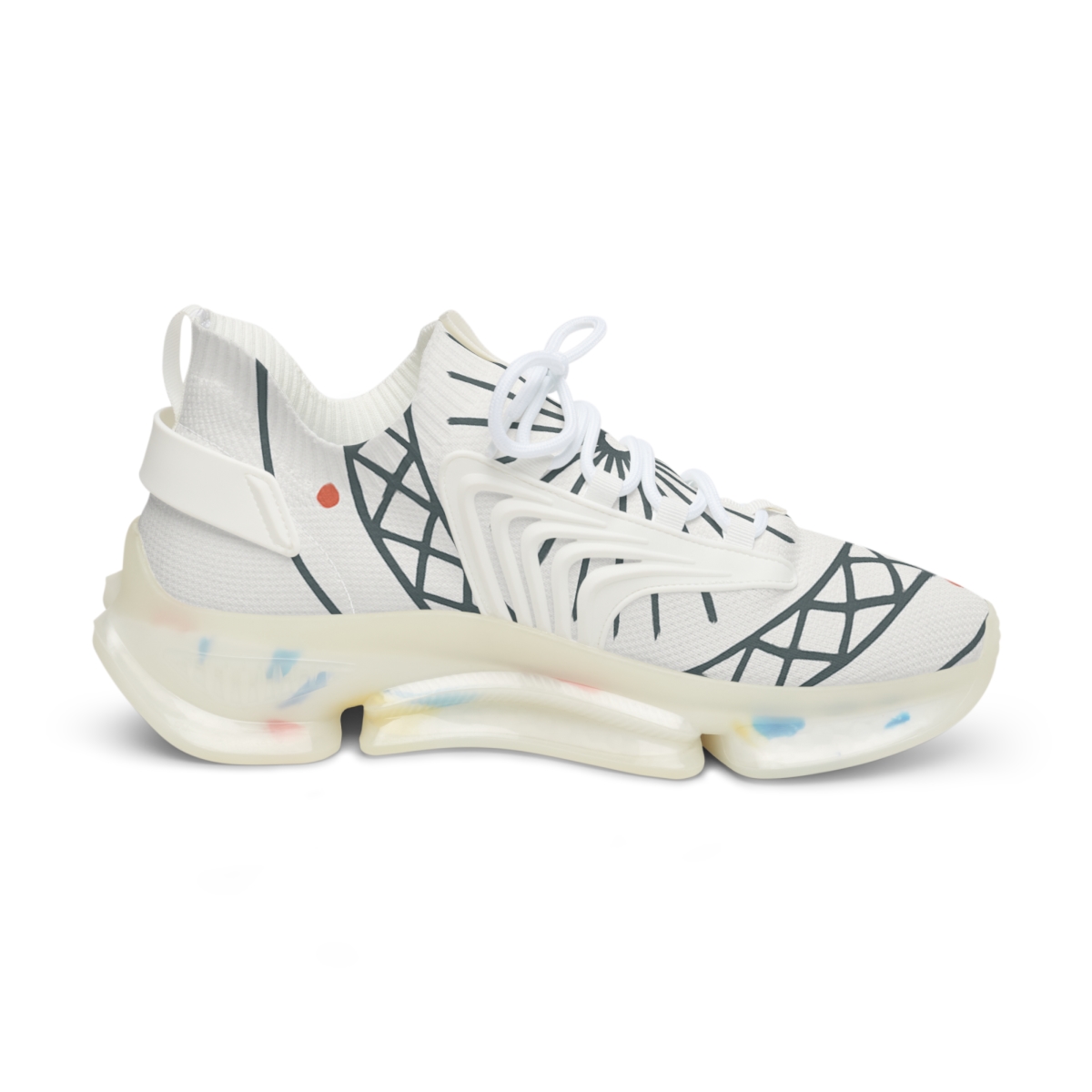 Minimal Starwheel Lattice comfortable running sneakers