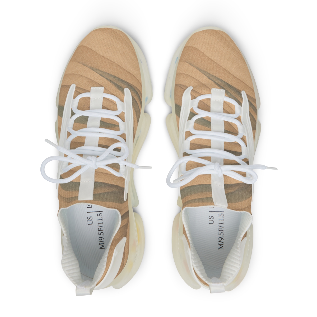 Wind Arc Ripple Tapestry unique printed sneakers