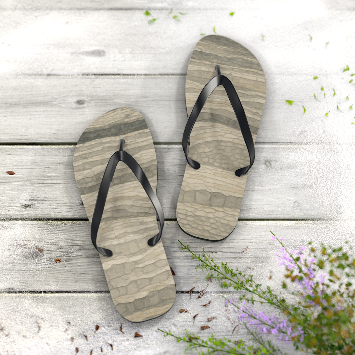 Echoes of the Earth Flip Flops