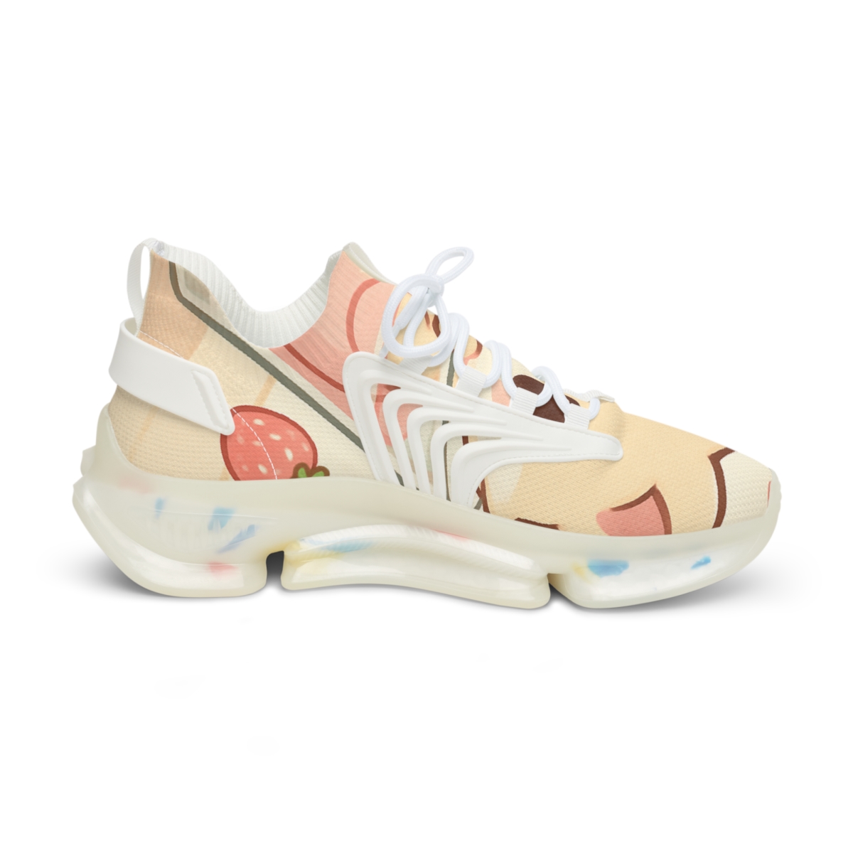 Sleepy Strawberry Milk Fox premium sport sneakers