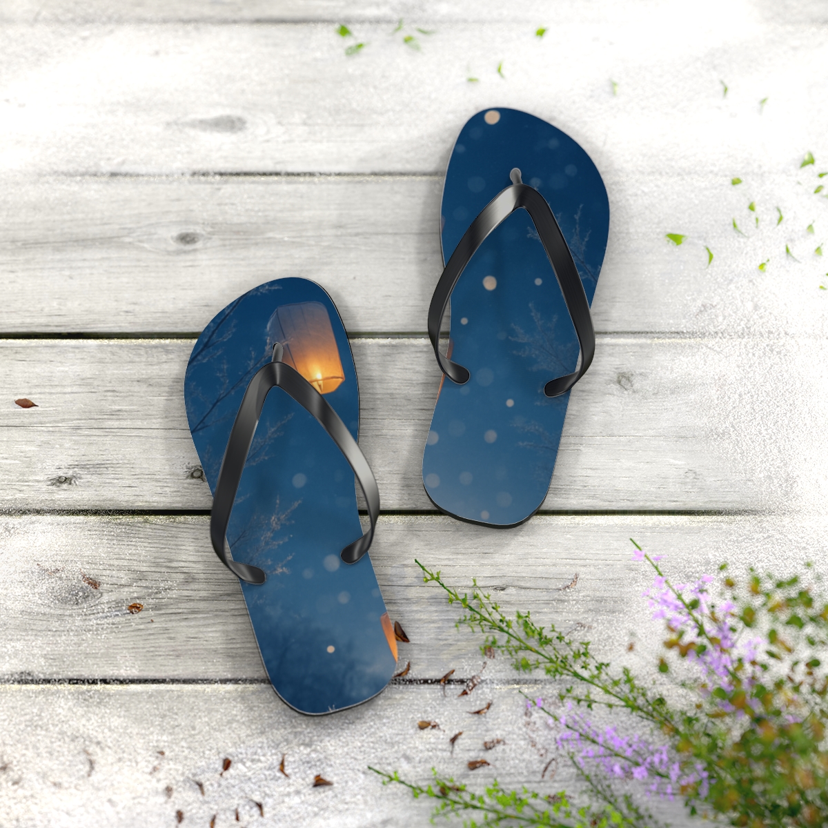 Frosted Glow Escape Flip Flops