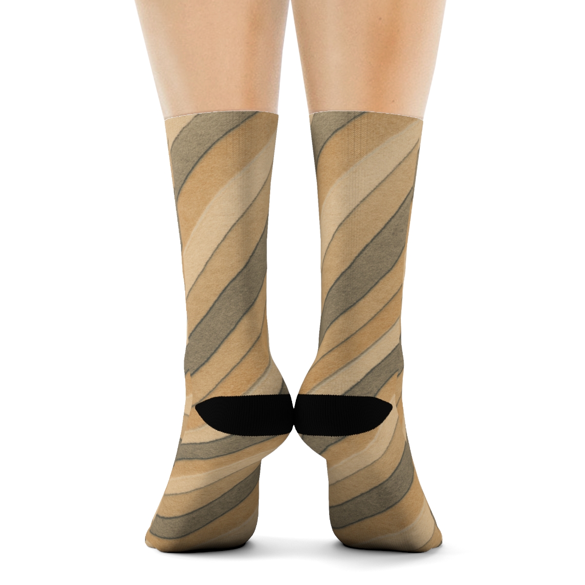 Wind Sculpted Ripple Arc Series trendy colorful socks