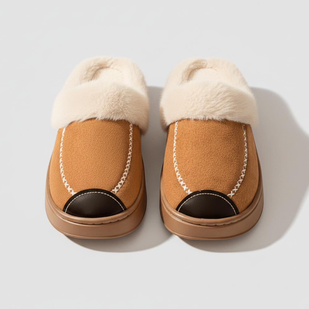 Plush Lined Winter Mules