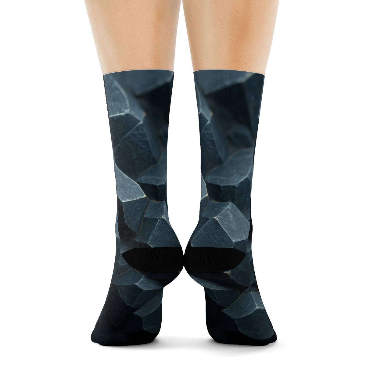 Mineral Facet Drift Spectrum personalized cozy socks